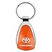 Toyota Tacoma Orange Teardrop Keychain