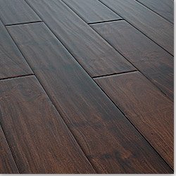 Handscraped Tropical Collection Wood Flooring Acacia Dark Walnut / 4 7/8 in. / Length: Random Length