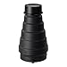Fotodiox Conical Snoot for Bowens S-Type Bayonet, Calumet and Compatible Monolight Strobe Heads - Includes 20-Degree Honeycomb Grid and Color Gels