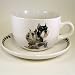   - 24oz Dog Breed Soup Mug and Saucer - Schnauzer