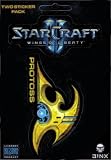 Starcraft II Protoss and Logo Sticker Set
