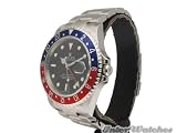 ROLEX GMT MASTER II Instead of GMT II inscription with Roman Numerals this dial displays an Arabic numbers graphic marking