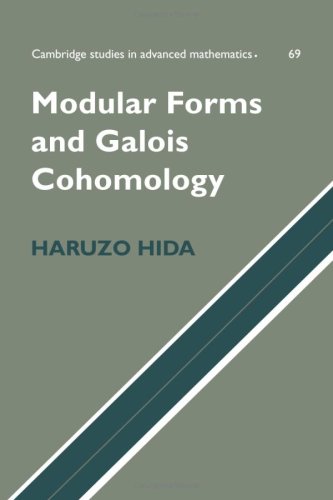 modular forms and galois cohomology cambridge studies in advanced mathematics