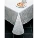Kitchen & Housewares : Classic Series Vinyl Tablecloth Damask, White 52'' x 52''