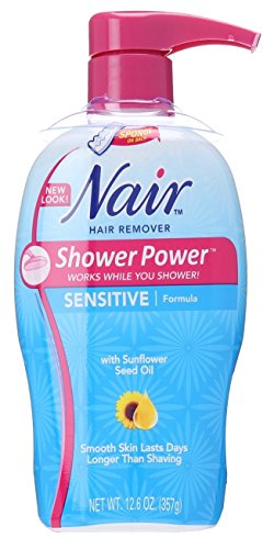 Nair Hair Remover Shower Power Sensitive 12.6oz Pump