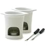 Swissmar 6-piece DUET Chocolate Fondue Set