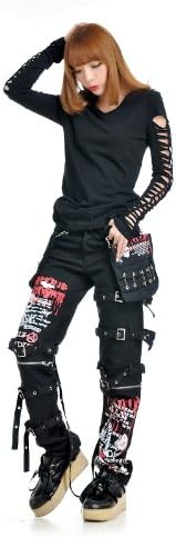 GDR - Punk Fashion Gothic Visual Rock Casual Long Pants S M L XL Size 71252