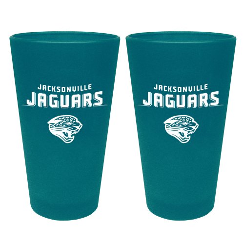 NFL Jacksonville Jaguars 2 Pack Colored Frosted Pints
