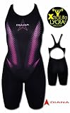 Produkt-Bild: Badeanzug mit Bein / Legsuit V301 Black Pink