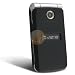 Clip-On Rubber Coated Case for Sony Ericsson TM506, Black