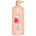 Caress Hydrating Body Wash with Pump Shower Gel For Soft, Silky Skin Daily Moisture Body Wash With Silk Extract & Floral Oil Essence, 25.4 Fl Oz (Pack of 4)