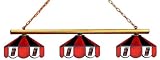 NBA Portland Trail Blazers 40-Inch Rectangular Stained Glass Billiard Table Light