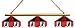 Imperial Portland Trail Blazers Licensed 40-Inch Rectangular Stained Glass Billiard Table Light