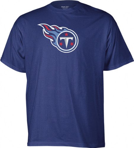 NFL Men's Tennessee Titans Logo Premier Tee Shirt (Dark Navy, X-Large)