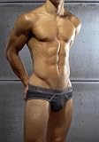 C-in2 Honeycomb Low No Show Brief for Men - Grey