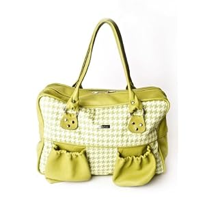 Maelee Grace Houndstooth Diaper Bag