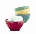 Tag Party Fluted Ice Cream Bowls, Assorted Colors, Set of 4