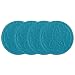 Le Creuset Silicone Set of 4 French Coasters, Caribbean