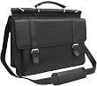 Black Leather Executive Briefcase (#42-0)