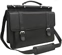 Black Leather Executive Briefcase (#42-0)