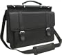 Black Leather Executive Briefcase (#42-0)