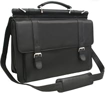 Black Leather Executive Briefcase (#42-0)
