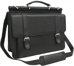 Black Leather Executive Briefcase (#42-0)