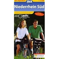 ADFC-Regionalkarte Niederrhein S�d 1 : 75 000: Zwischen Krefeld und J�lich. Mit NiederRheinRoute. Alle Radtouren f�r Wochenendtour und Tagesausflug! Mit Stra�ennamen zur besseren Orientierung!