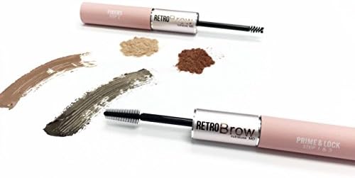 NutraLuxe MD Retro Eye Brow - Prime & Extend Fiber Duo - Light Brown