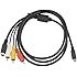 5 Feet AV Cable for Sony Handycam, Mini DV & DVD Camcorders