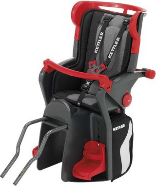 Buy Low Price Cozy Kettler Flipper Child Bike Carrier (Black/Red) 8947-580