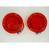1958 - 1959 Chevy Truck Fleetside Red 41 LED Brake StopTurn Signal Tail Lights 