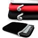 Forefront Cases Amazon Kindle 3 3G WiFi Reversible and Washable Neoprene Pouch Case Cover Black / Red