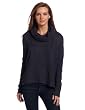 Mac & Jac Womens Melange Cable Sweater