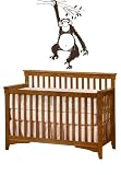 Monkey Hanging From Tree Vinyl Wall Decal Sticker Graphic