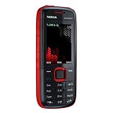 Nokia 5130 XpressMusic Quad Band, EDGE Unlocked, 2+ Megapixel Camera, A2DP, Bluetooth, Candy Bar, Email (Black/Red)