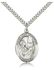 St. Mary Magdalene Medal, Sterling Silver, Large, Quarter Size