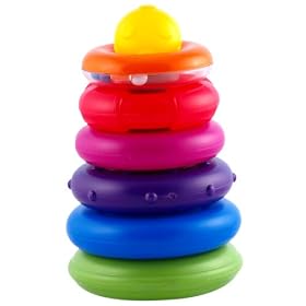 Sassy Rock and Roll Ring Stacker Toy