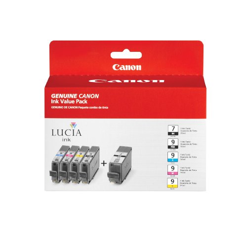 Canon PGI-9 and PGI-7 5 Color Ink Value Pack 1034B010