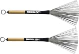 Regal Tip®  BR-584W Ed Thigpen Wood / Rubber Handle, Retractable Wire Brush-Single Pair