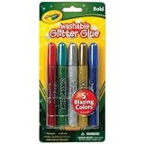 WASH GLITTER GLUE BOLD 5CT Drafting, Engineering, Art (General Catalog)