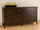6 Drawer Dresser - Manhattan Collection - Prepac Furniture - EMH-6231
