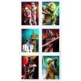 Star Wars Stickers 4 Sheets