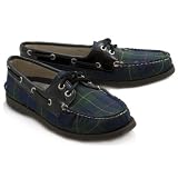 Sperry A O 2 Eye Blue Tartan Blk by Sperry Top-Sider