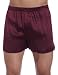 Intimo Men's Classic Silk Boxers, Maroon, Medium