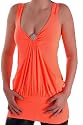EyeCatchClothing - Lilly Neon Style langes Damen Top
