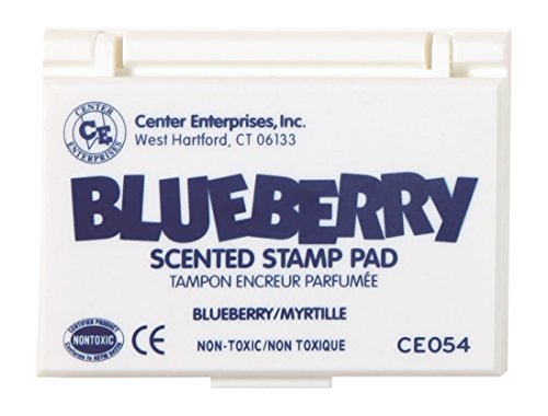Center Enterprise CE054 Blueberry Scented Stamp Pad, Blue