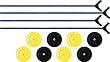 Dom Deluxe Institutional Shuffleboard - Sports Exercise Equipment - Set