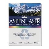 New-Boise BPL2411RC - ASPEN Laser Paper, 96 Brightness, 24lb, 8-1/2 x 11, W ....