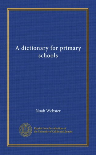 A dictionary for primary schools